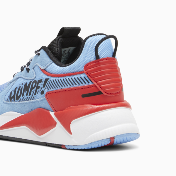 PUMA x THE SMURFS RS-X Kids' Sneakers, Team Light Blue-PUMA Red, large-ZAF