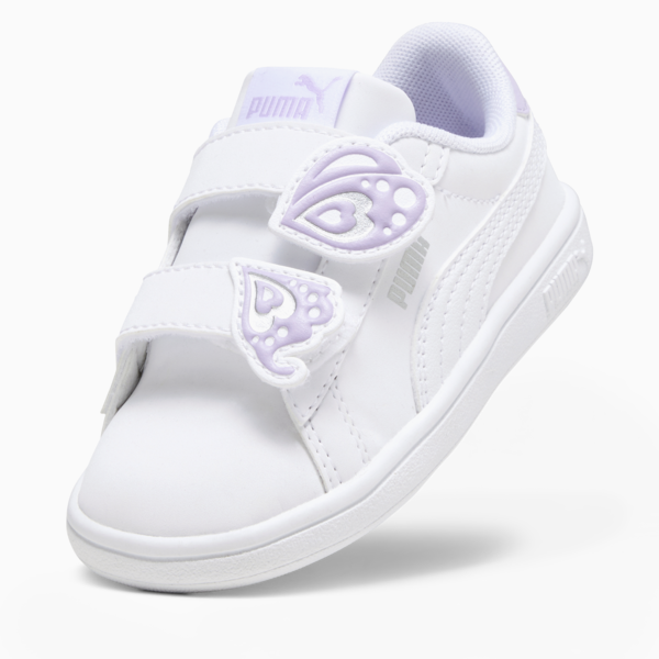 Tenis Infantiles PUMA Smash 3.0 Butterfly, PUMA White-Vivid Violet-PUMA Silver, large-MEX