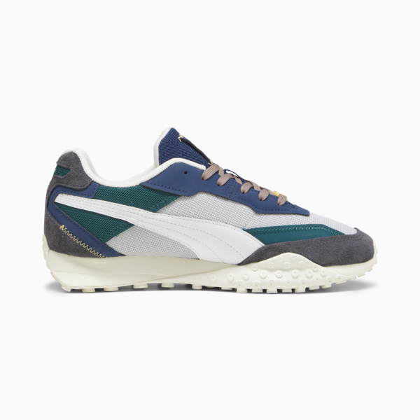 Blktop Rider PRM Sneakers, Ash Gray-Malachite, large-ZAF