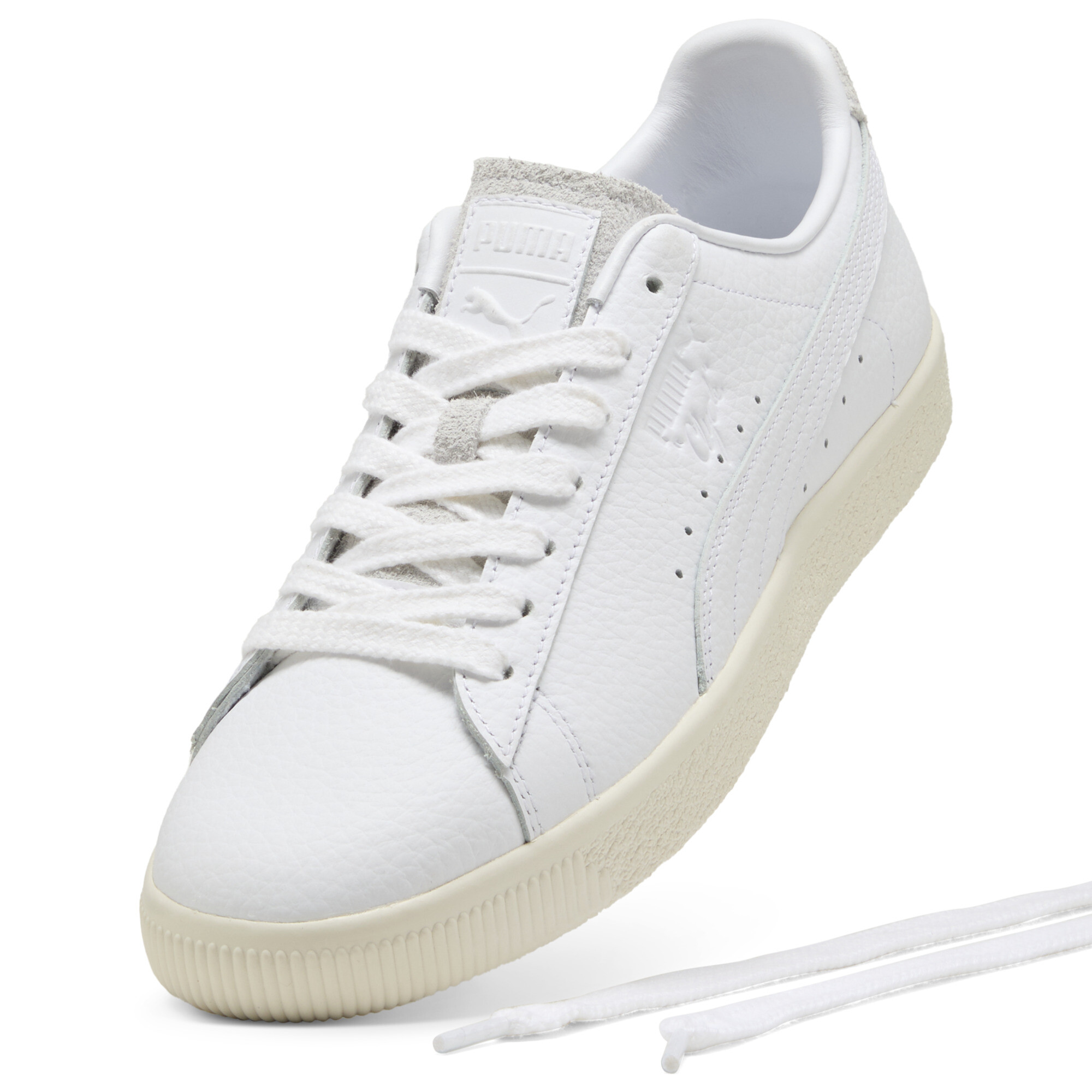 PUMA Clyde Premium sneakers, Wit, Maat 44 thumbnail 2