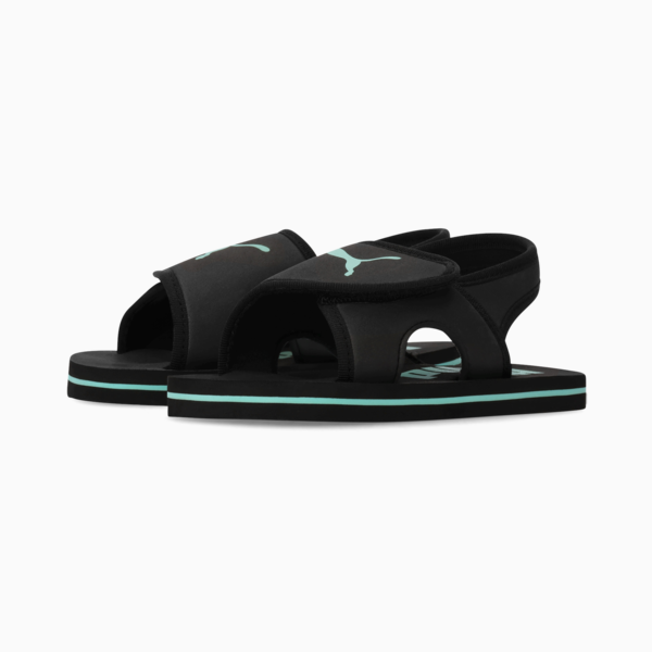 Summer Flip Sandals Toddlers, PUMA Black-Mint, large-ZAF