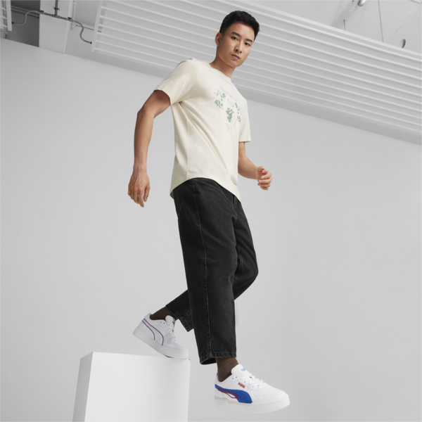 CA Pro Play Unisex Sneakers, PUMA White-PUMA Team Royal-For All Time Red, large-ZAF