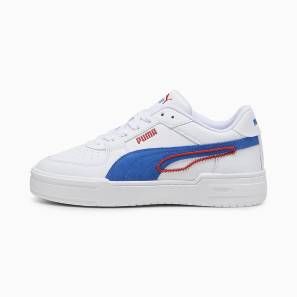 CA Pro Play Unisex Sneakers, PUMA White-PUMA Team Royal-For All Time Red, large-ZAF