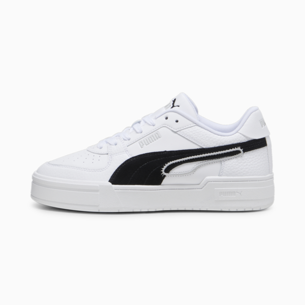 CA Pro Play Unisex Sneakers, PUMA White-PUMA Black-Cool Light Gray, large-ZAF
