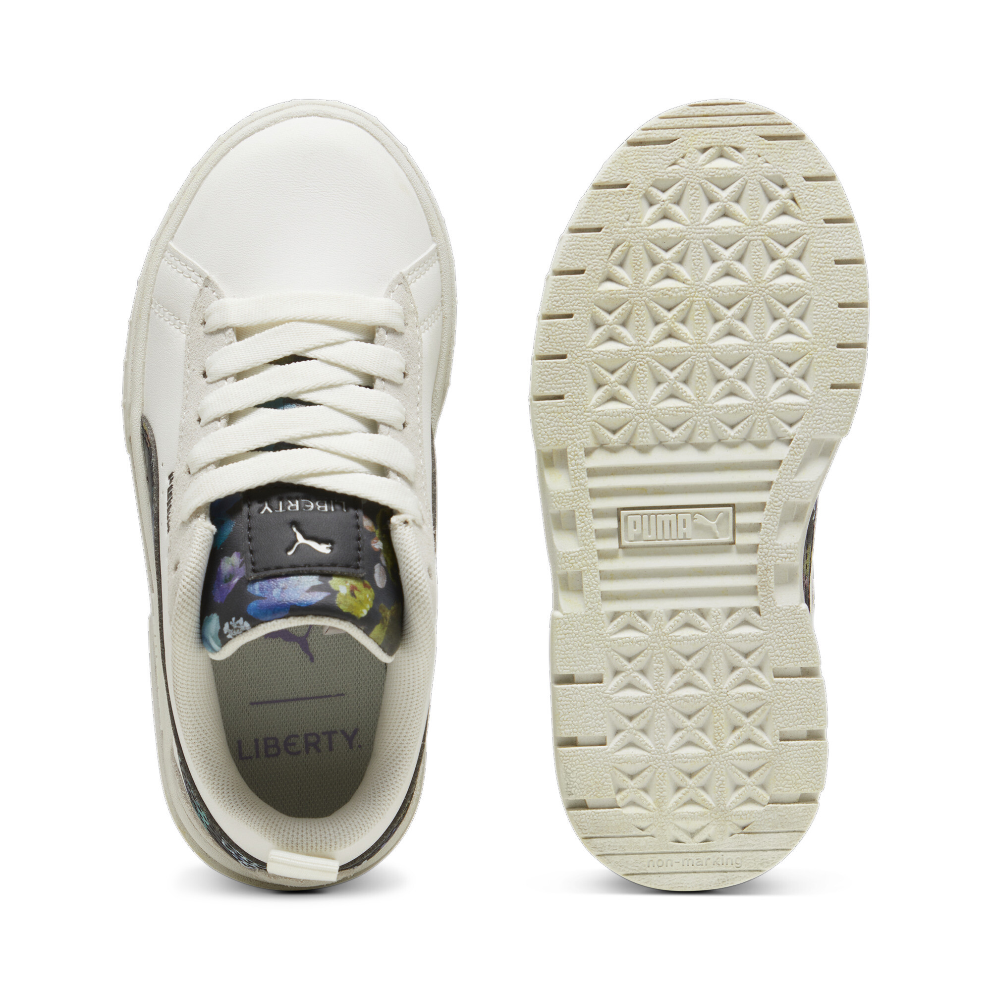 Puma X LIBERTY Mayze Kids' Sneakers, White, Size 33, Shoes