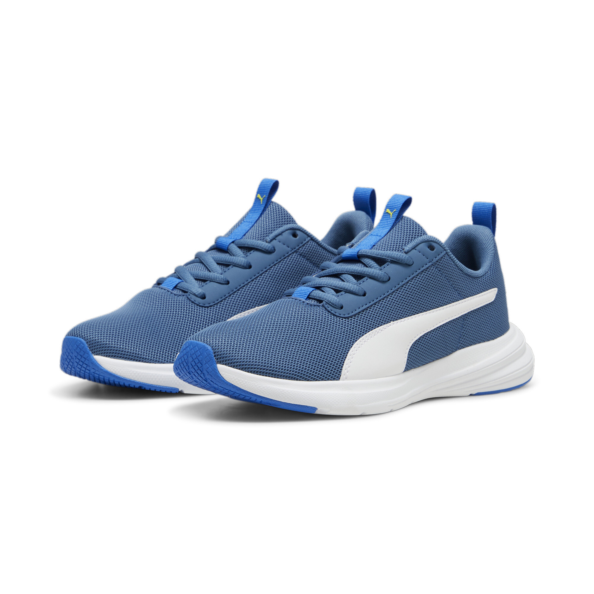 Puma Rickie Runner Youth Sneakers, Blue, Size 38, Shoes