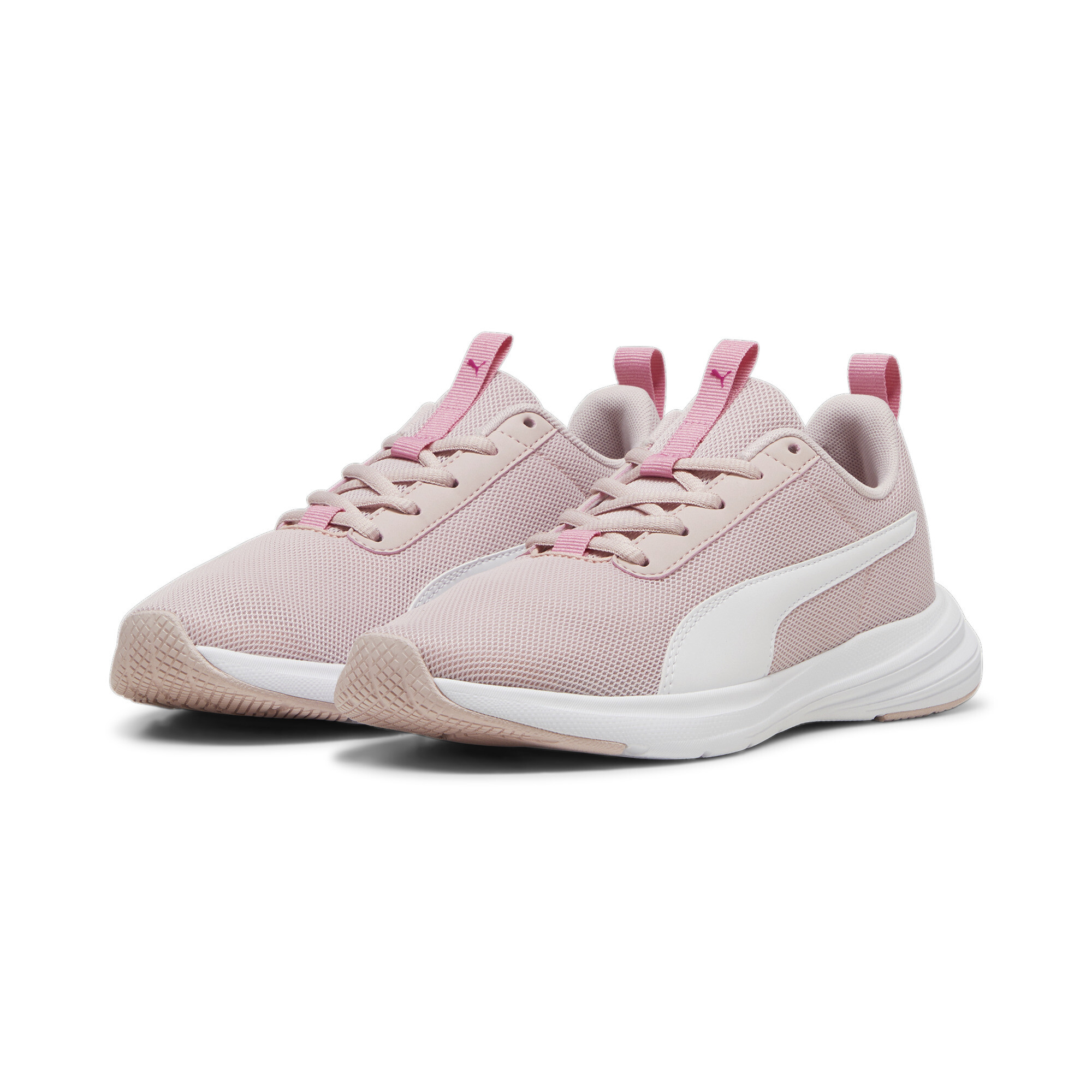 Puma Rickie Runner Youth Sneakers, Pink, Size 38, Shoes