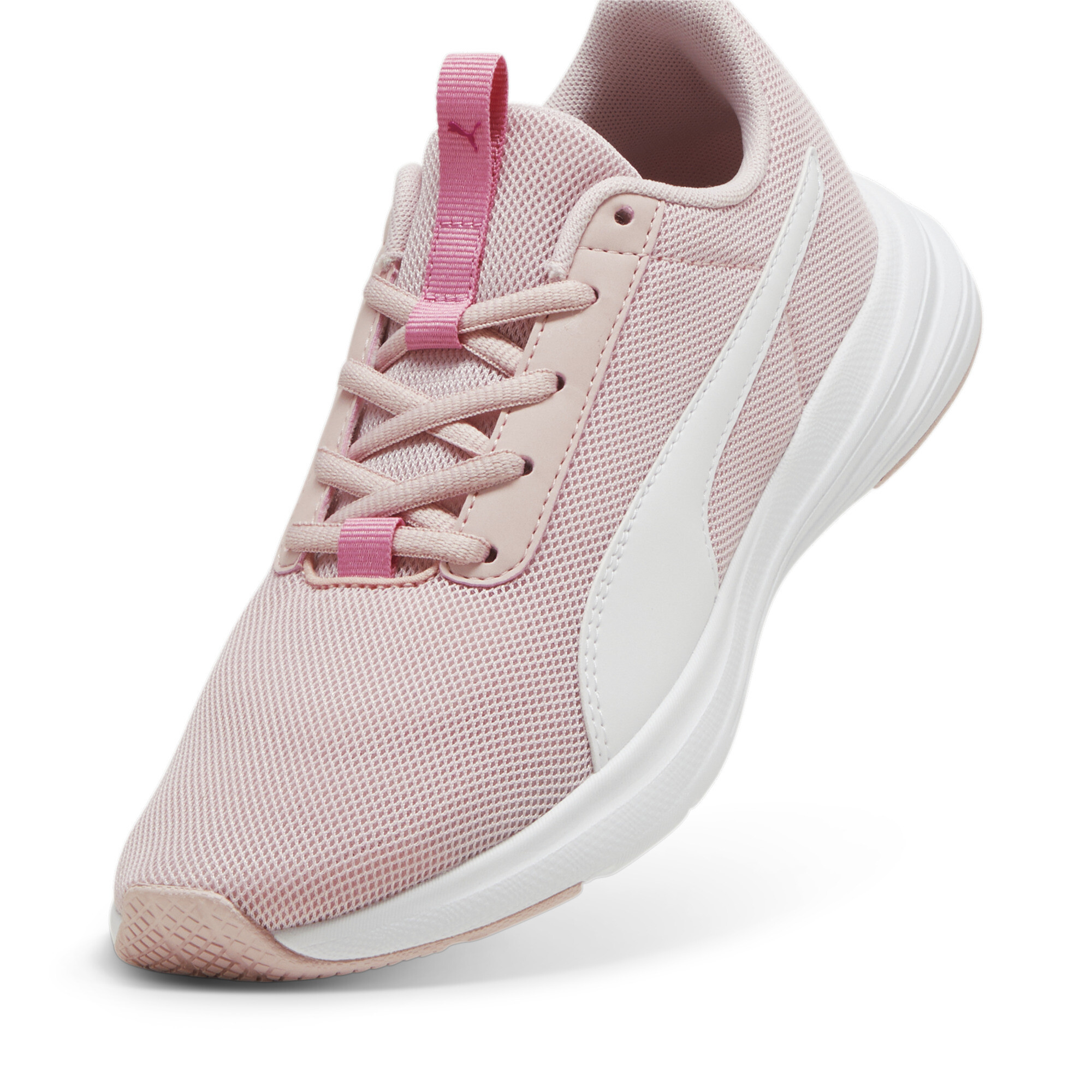 Puma Rickie Runner Youth Sneakers, Pink, Size 38, Shoes