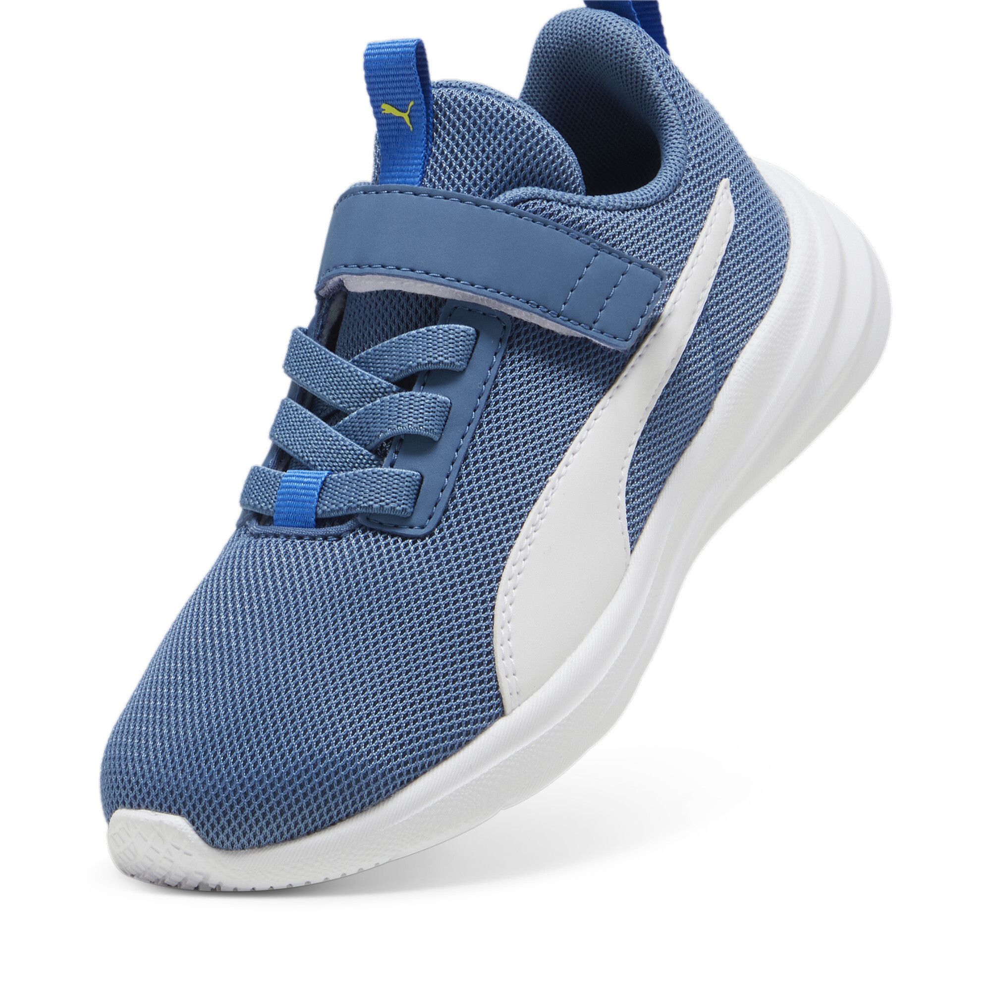 Puma Rickie Runner Kids' Sneakers, Blue, Size 28.5, Shoes