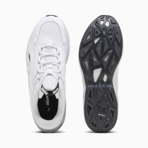 Tenis casuales Exotek NITRO Base para hombre, PUMA White-PUMA Black, large-MEX