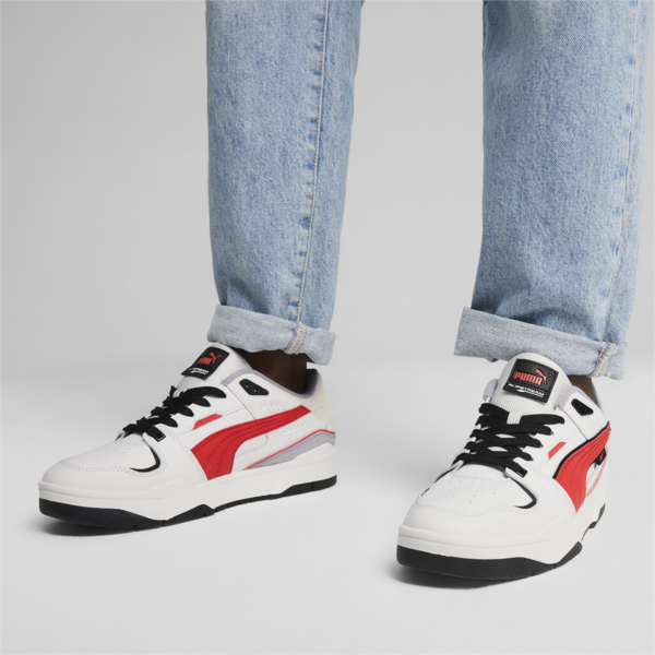 Zapatillas Slipstream Unisex Bball ADP, PUMA White-Active Red, large-ARG