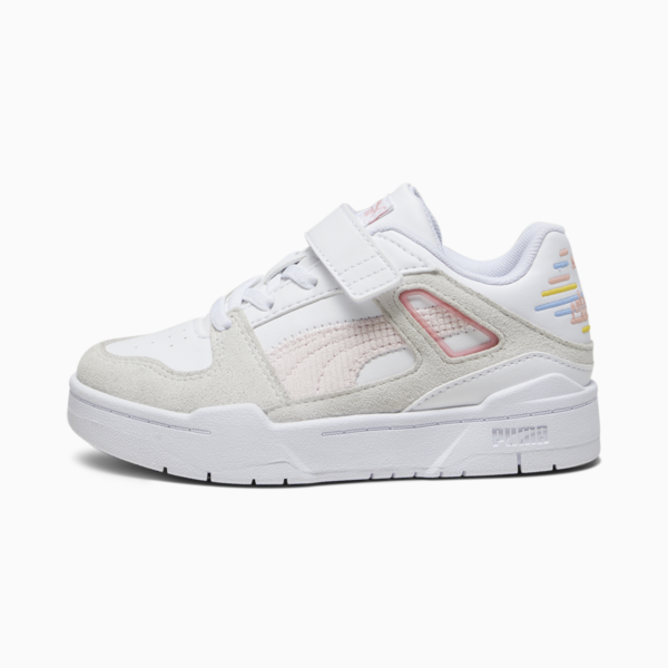 Zapatillas Slipstream Sweater para niñas, PUMA White-Warm White-Peach Smoothie, large-ARG