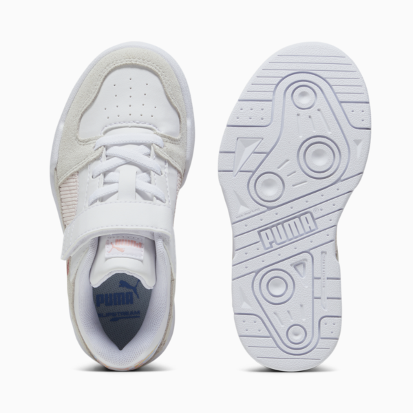 Zapatillas Slipstream Sweater para niñas, PUMA White-Warm White-Peach Smoothie, large-ARG