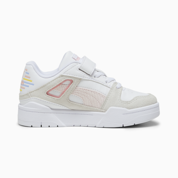 Zapatillas Slipstream Sweater para niñas, PUMA White-Warm White-Peach Smoothie, large-ARG