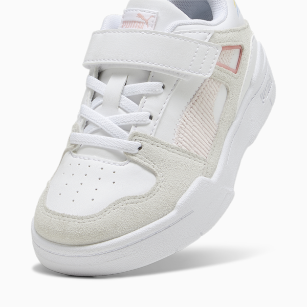 Zapatillas Slipstream Sweater para niñas, PUMA White-Warm White-Peach Smoothie, large-ARG