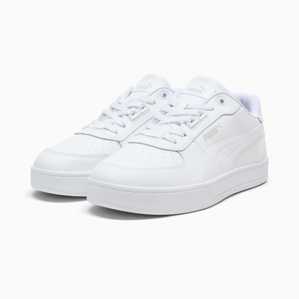 Puma Caven 2.0 Lux Unisex Sneakers, PUMA White-Cool Light Gray, large-ZAF