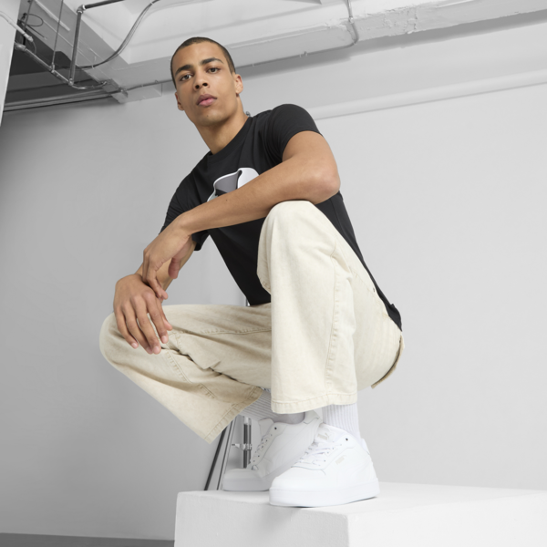 Puma Caven 2.0 Lux Unisex Sneakers, PUMA White-Cool Light Gray, large-ZAF