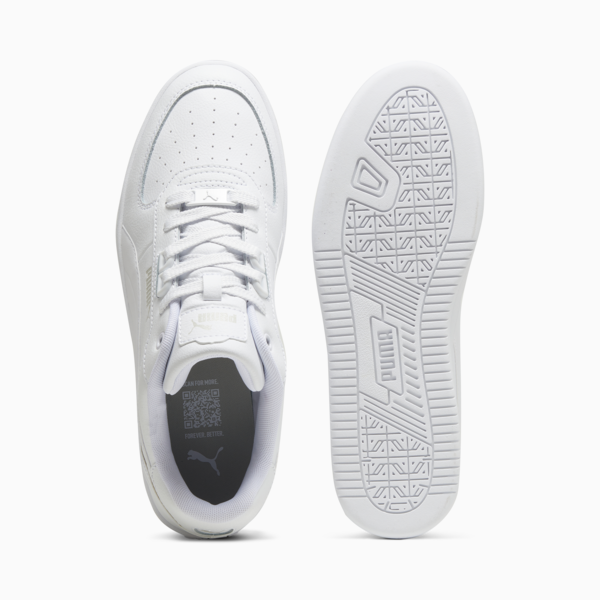 Tenis unisex Puma Caven 2.0 Lux, PUMA White-Cool Light Gray, large-MEX