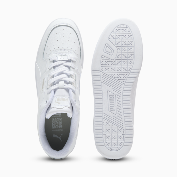 Puma Caven 2.0 Lux Unisex Sneakers, PUMA White-Cool Light Gray, large-ZAF