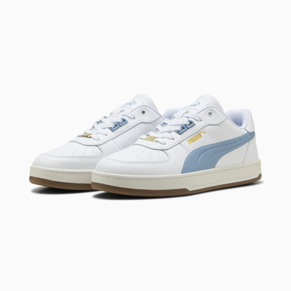 Puma Caven 2.0 Lux Unisex Sneakers, PUMA White-Cool Blue-Gum, large-ZAF