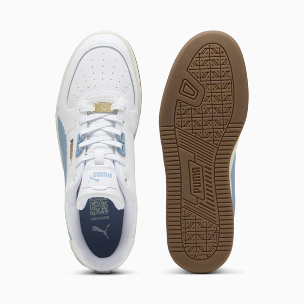 Puma Caven 2.0 Lux Unisex Sneakers, PUMA White-Cool Blue-Gum, large-ZAF
