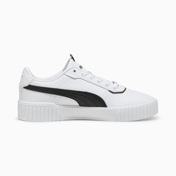 Carina 2.0 Lux Women's Sneakers, PUMA White-PUMA Black-Bronze, large-ZAF