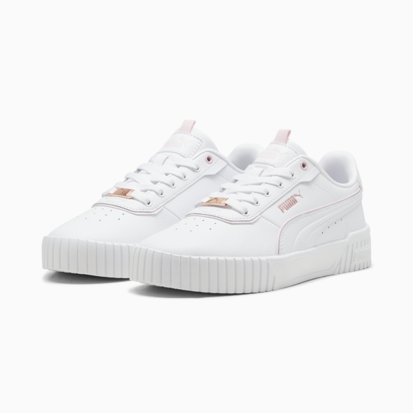 Carina 2.0 Lux Women's Sneakers, PUMA White-Whisp Of Pink-Rose Gold, large-ZAF