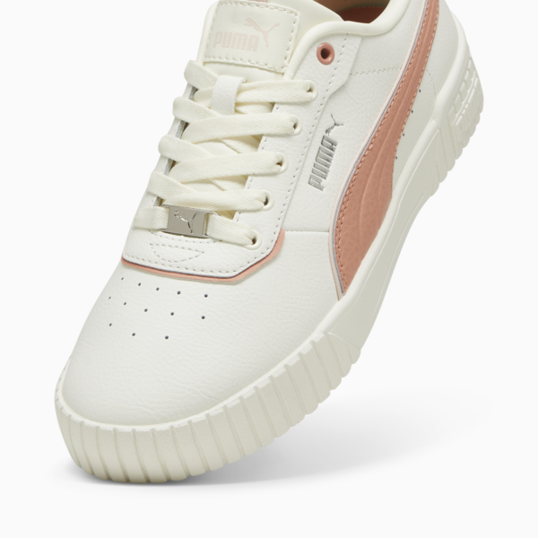 Carina 2.0 Lux Women's Sneakers, Warm White-Deeva Peach-PUMA Silver, large-ZAF