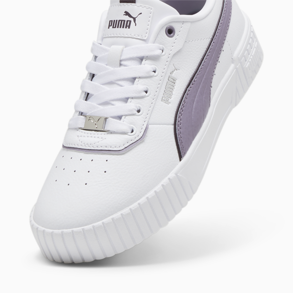 Zapatillas Carina 2.0 Lux para mujer, PUMA White-Pale Plum, large-ARG