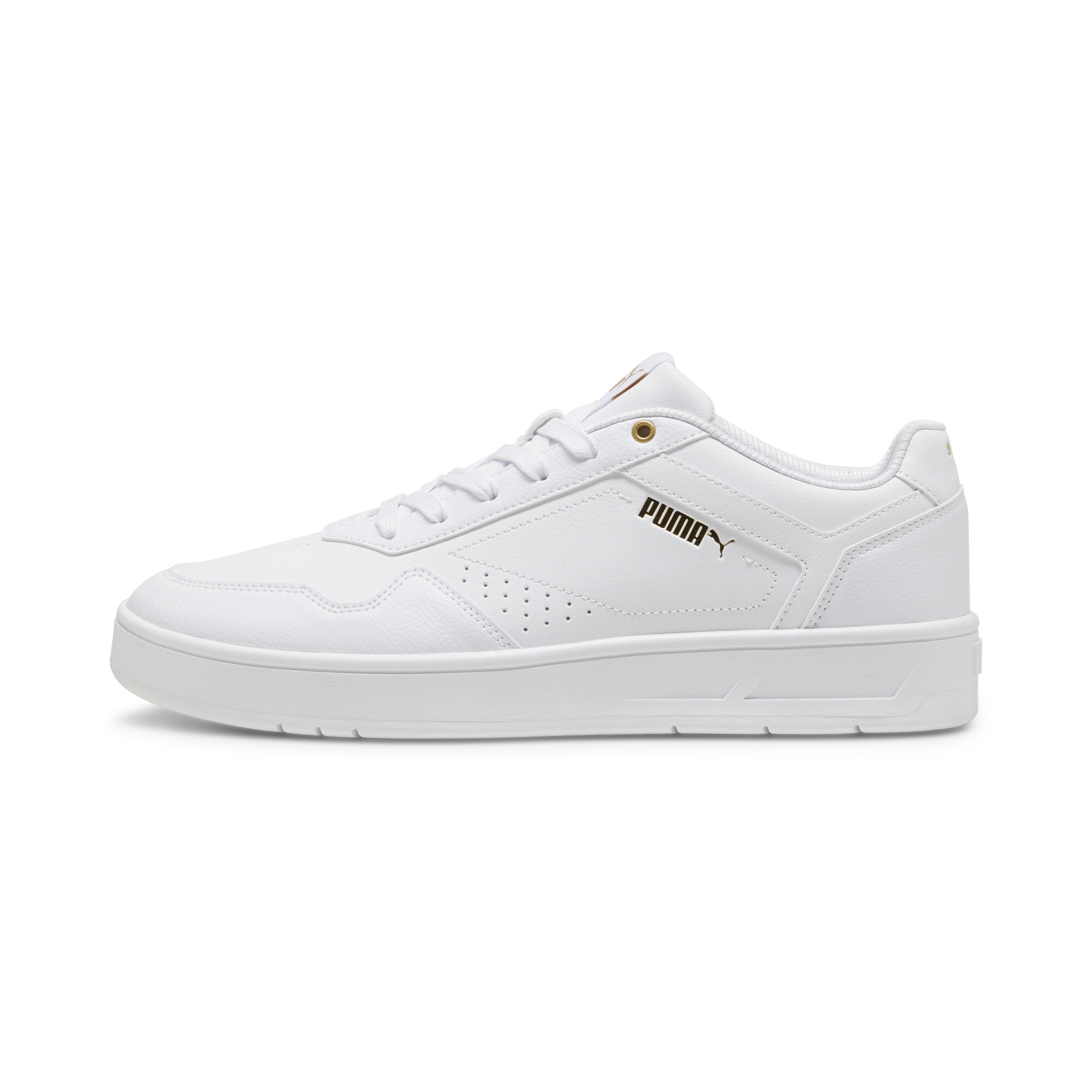 Puma Court Classic Sneakers Schuhe | White/Gold | Größe: 44