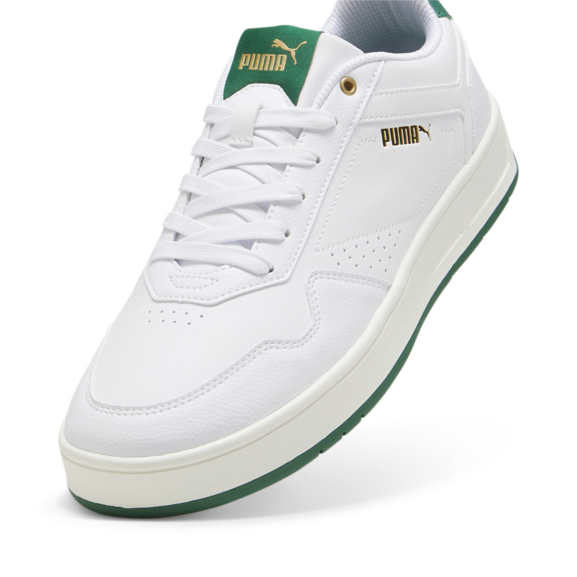 Puma Court Classic Sneakers, White, Size 36, Shoes