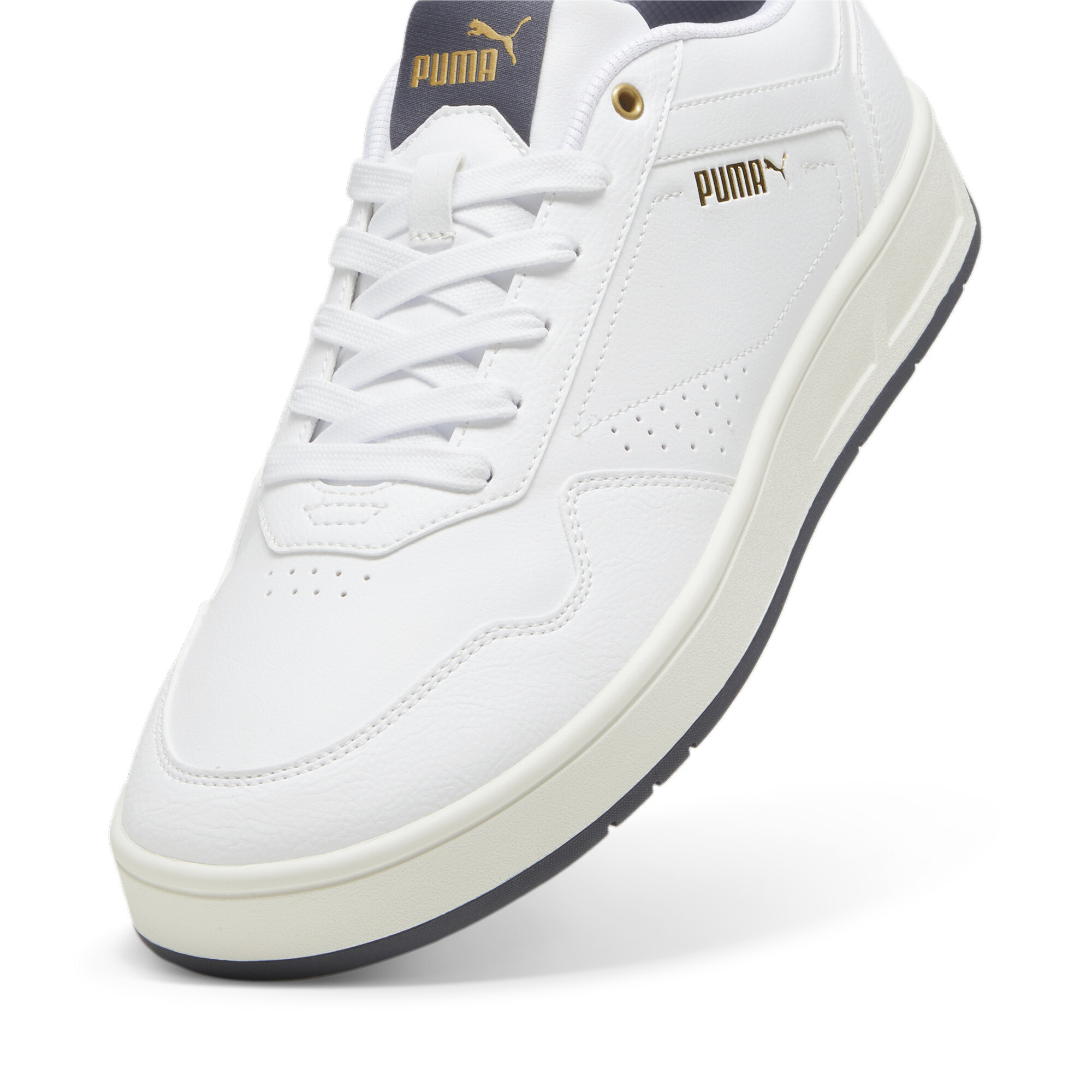 Puma Court Classic Sneakers, White, Size 41, Shoes