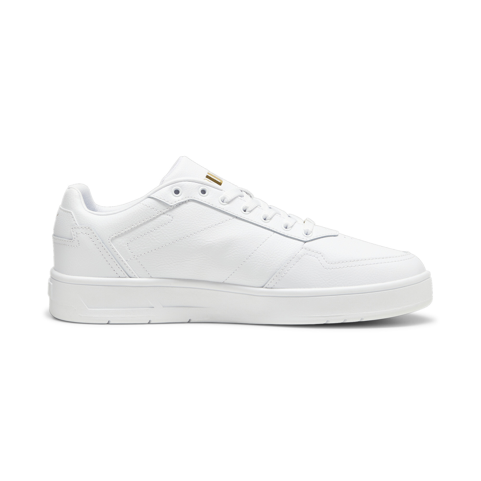 Puma Court Classic Lux Sneakers, White, Size 44, Shoes