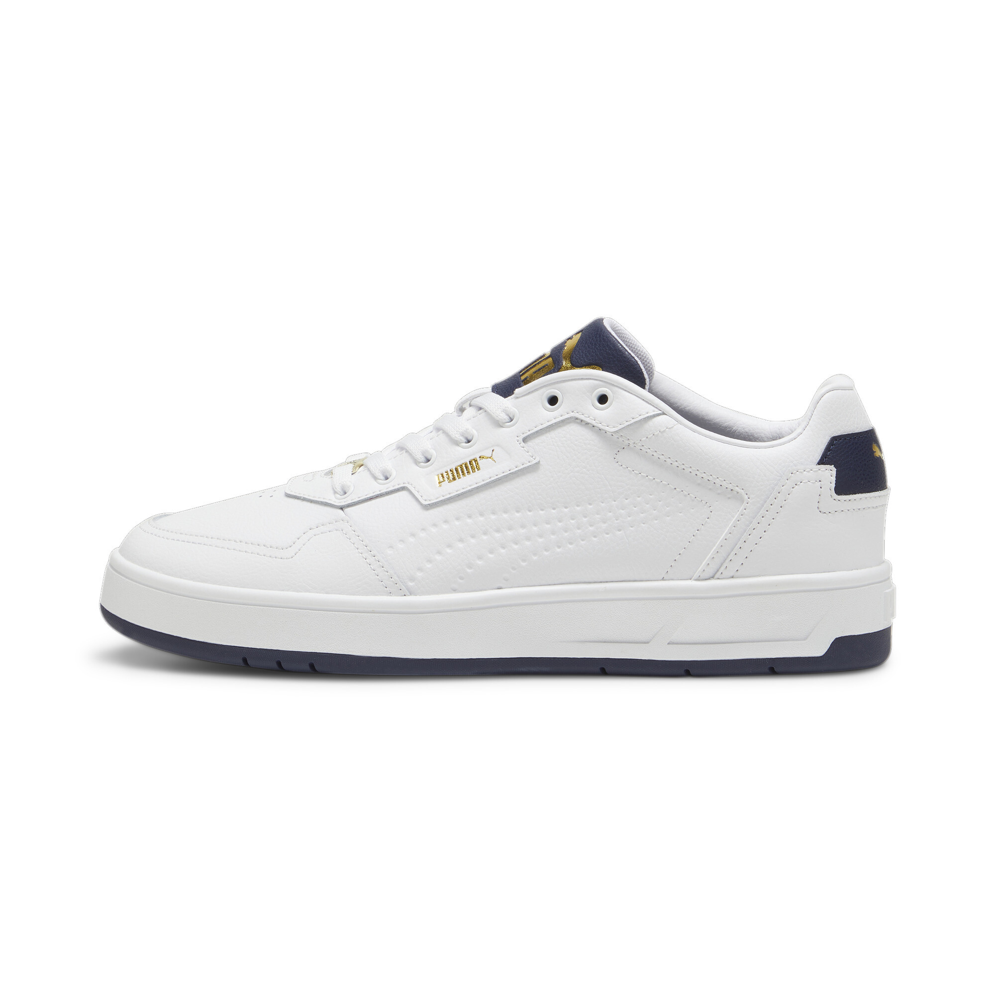 Puma Court Classic Lux Sneakers, White, Size 37.5, Shoes