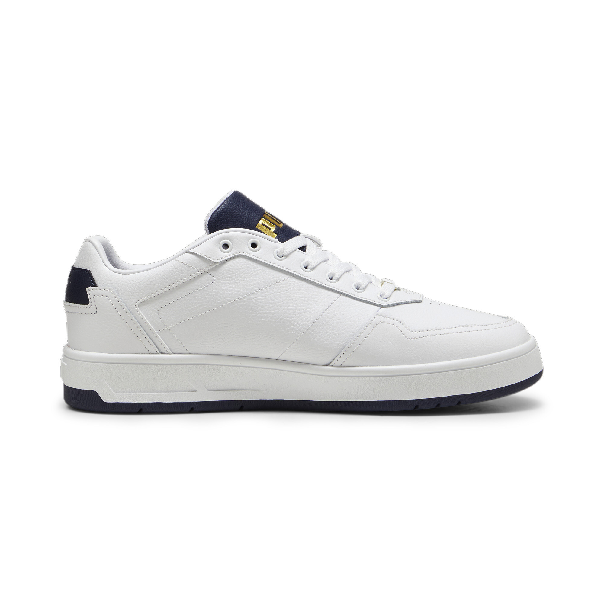 Puma Court Classic Lux Sneakers, White, Size 39, Shoes
