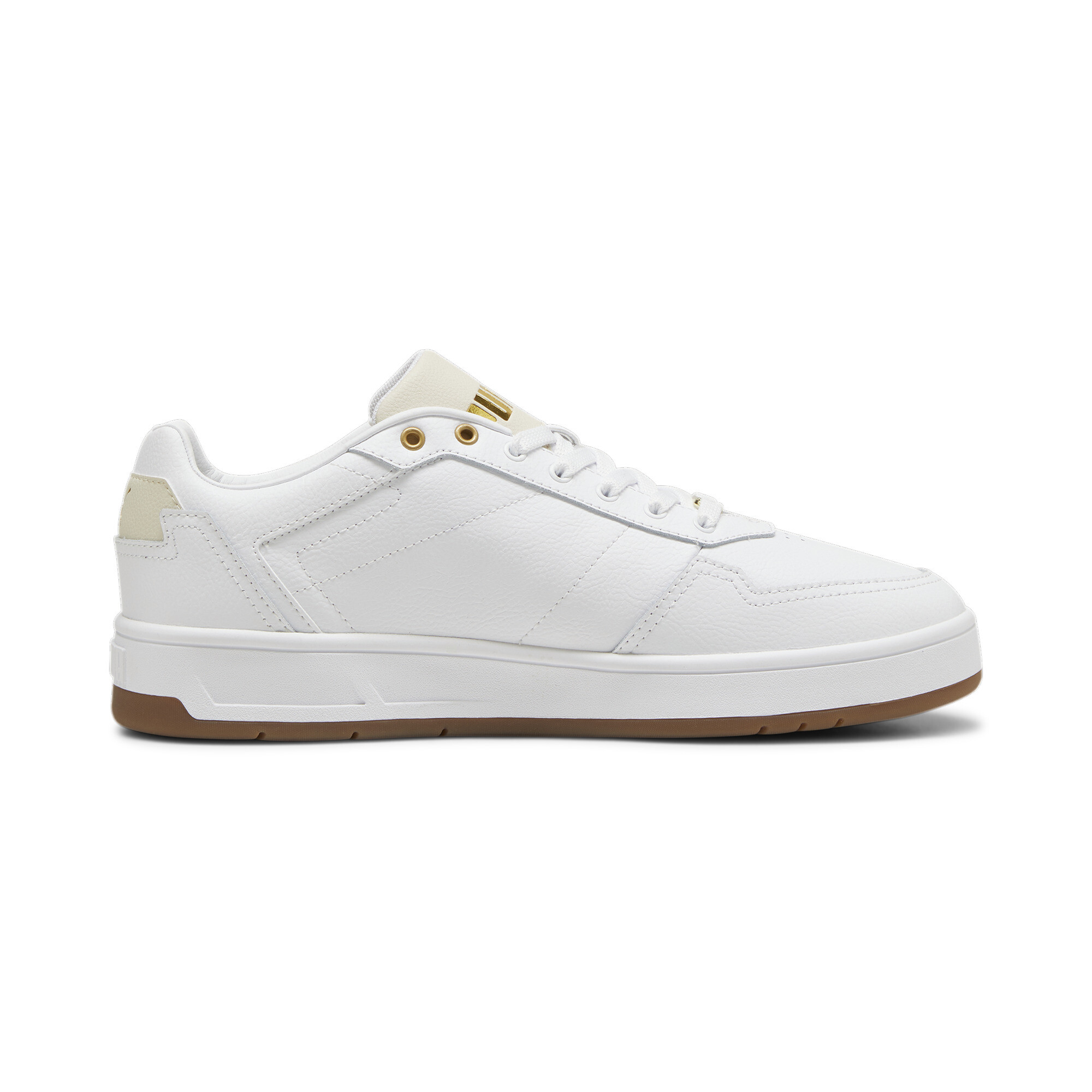 Puma Court Classic Lux Sneakers, White, Size 47, Shoes