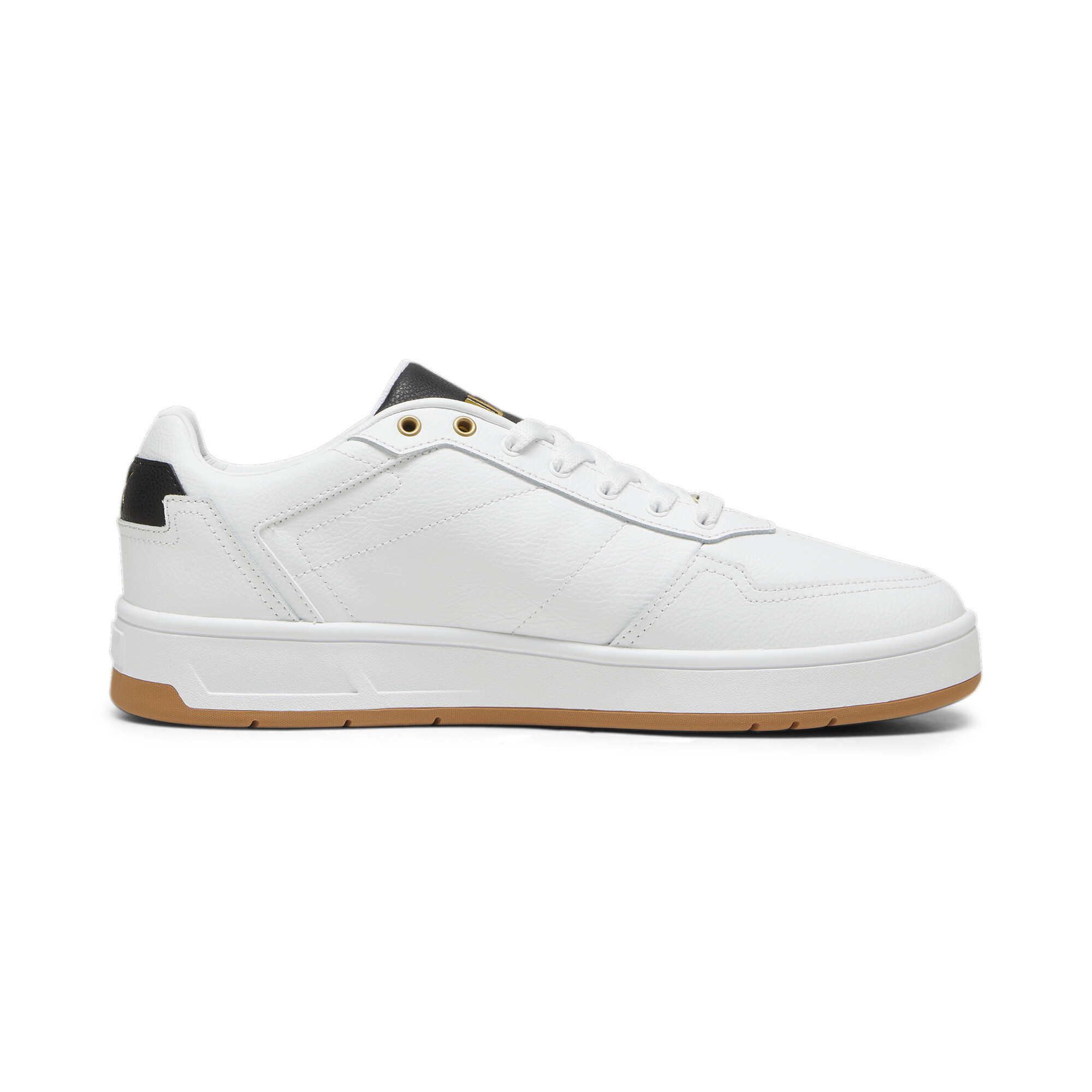 Puma Court Classic Lux Sneakers, White, Size 40, Shoes