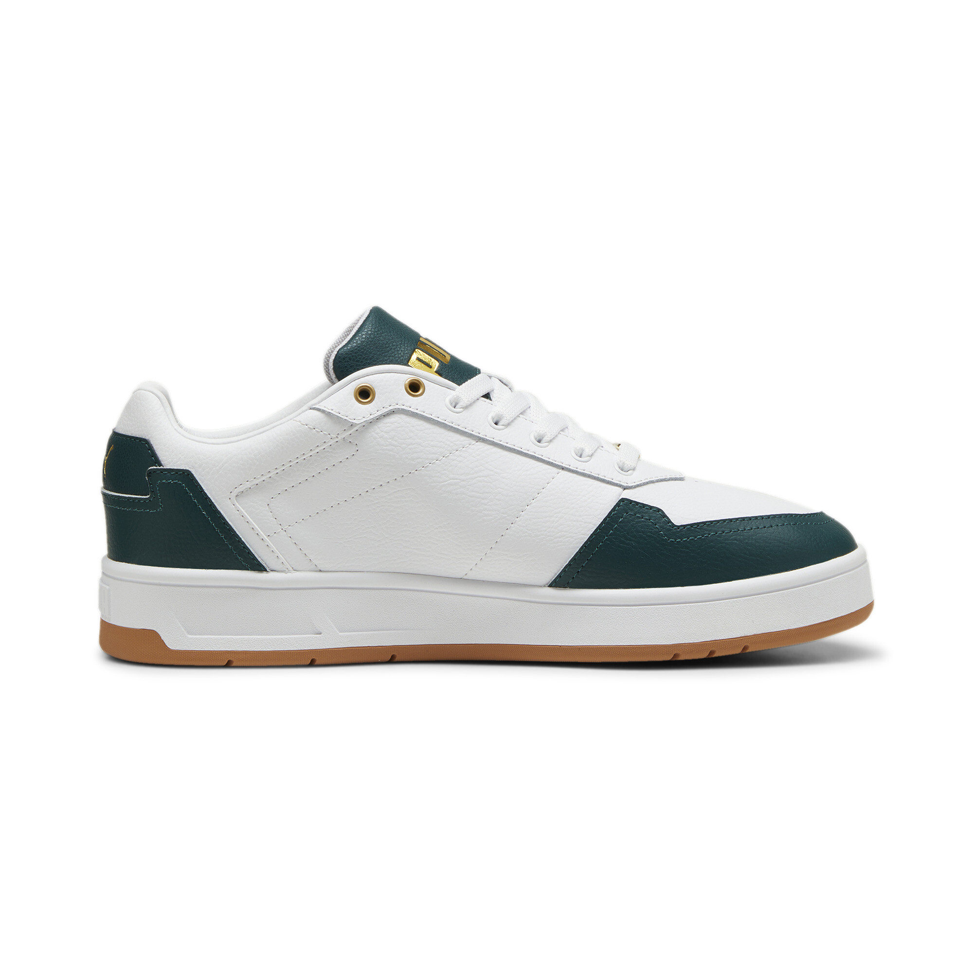 Puma Court Classic Lux Sneakers, White, Size 38.5, Shoes