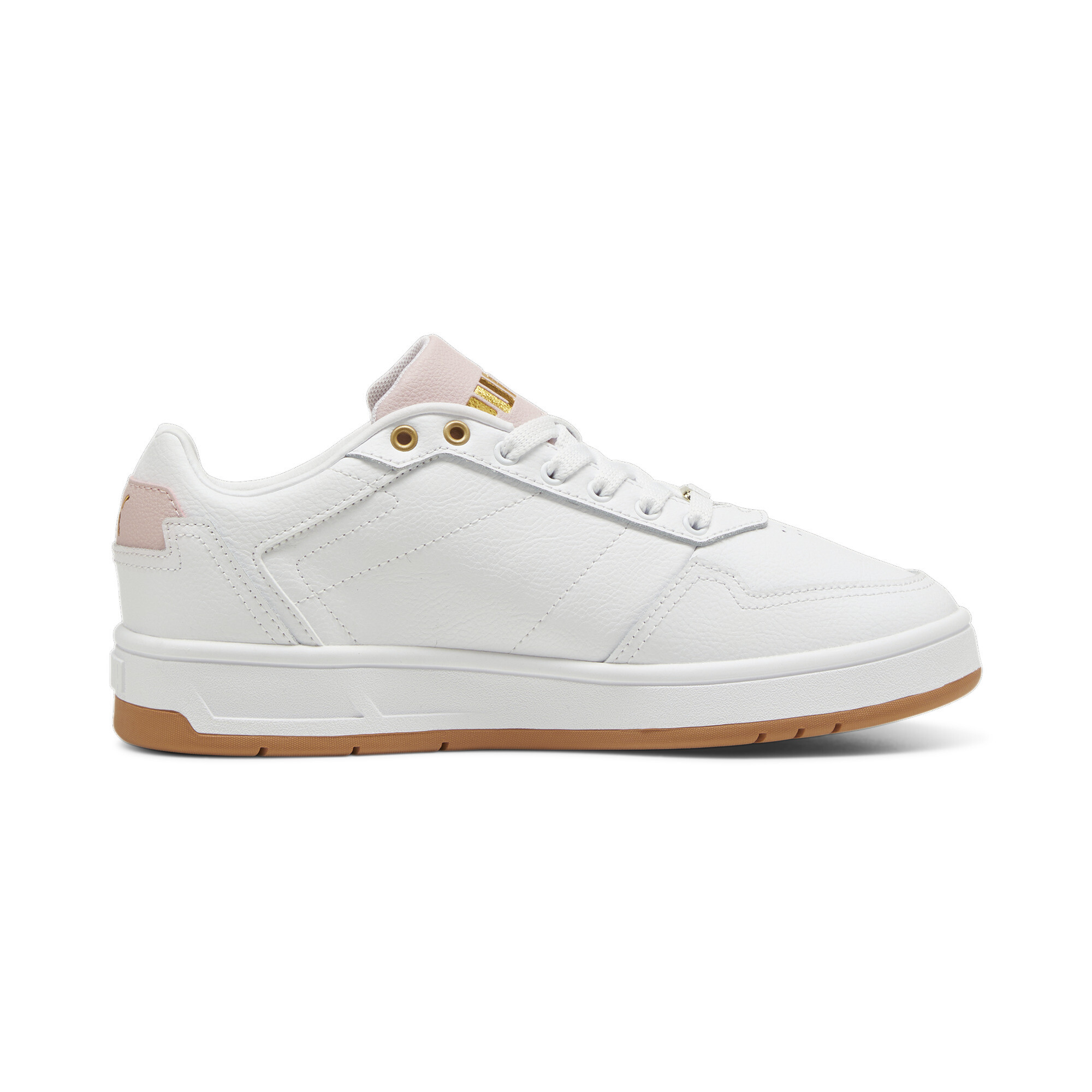 Puma Court Classic Lux Sneakers, White, Size 42, Shoes