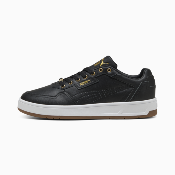 Court Classic Lux Sneakers, PUMA Black-PUMA Black-PUMA Gold, large-ZAF