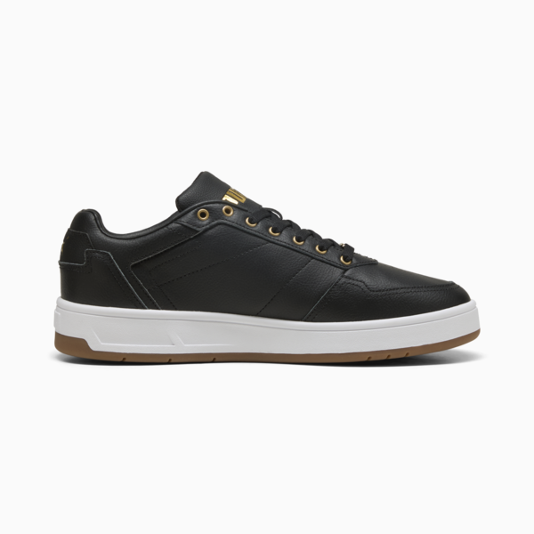 Court Classic Lux Sneakers, PUMA Black-PUMA Black-PUMA Gold, large-ZAF