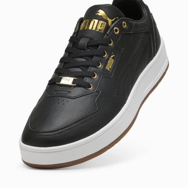 Court Classic Lux Sneakers, PUMA Black-PUMA Black-PUMA Gold, large-ZAF