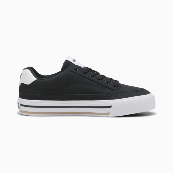 Court Classic Vulc Unisex Sneakers, PUMA Black-PUMA White, large-MEX