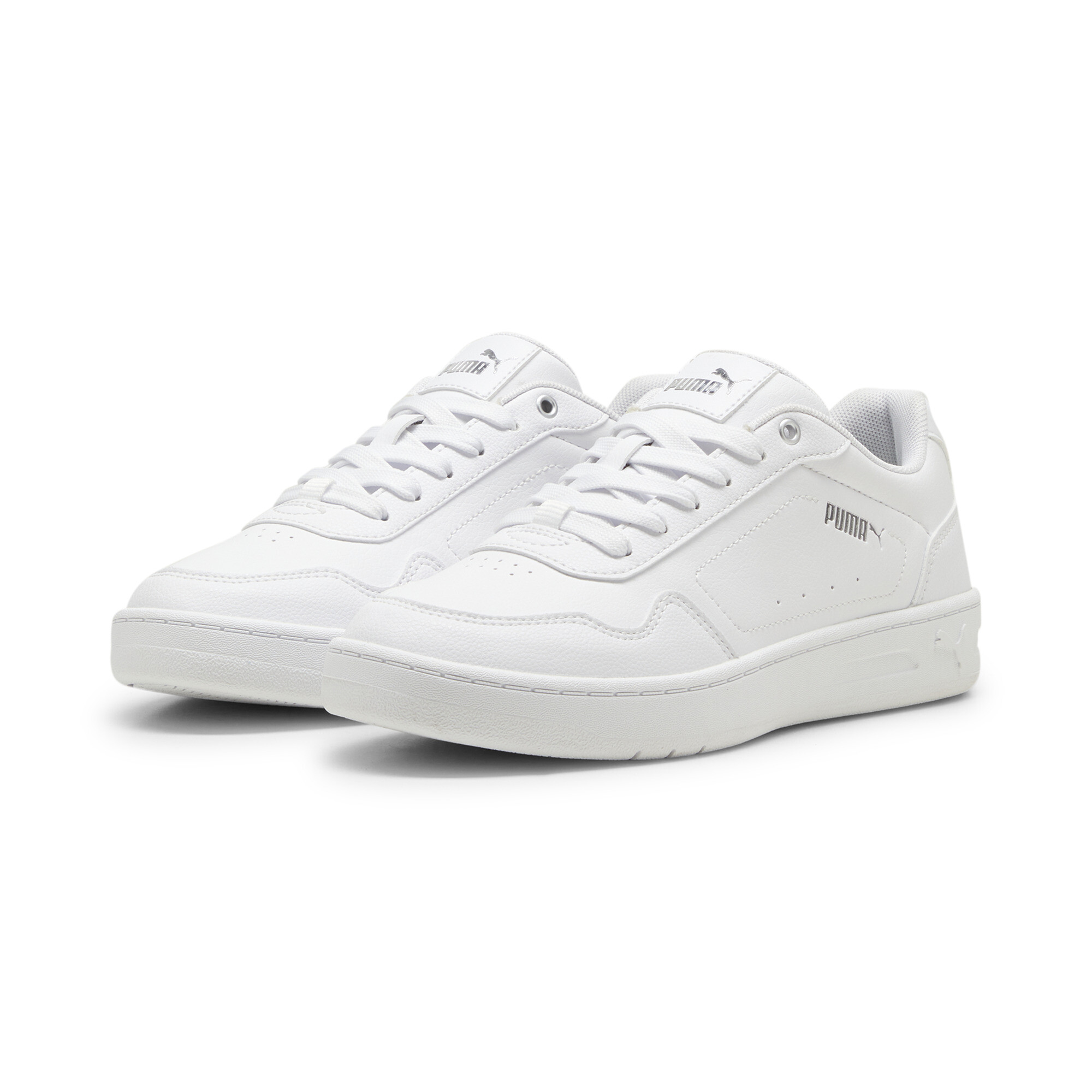 Women's Puma Court Classy Sneakers, White, Size 36, Shoes