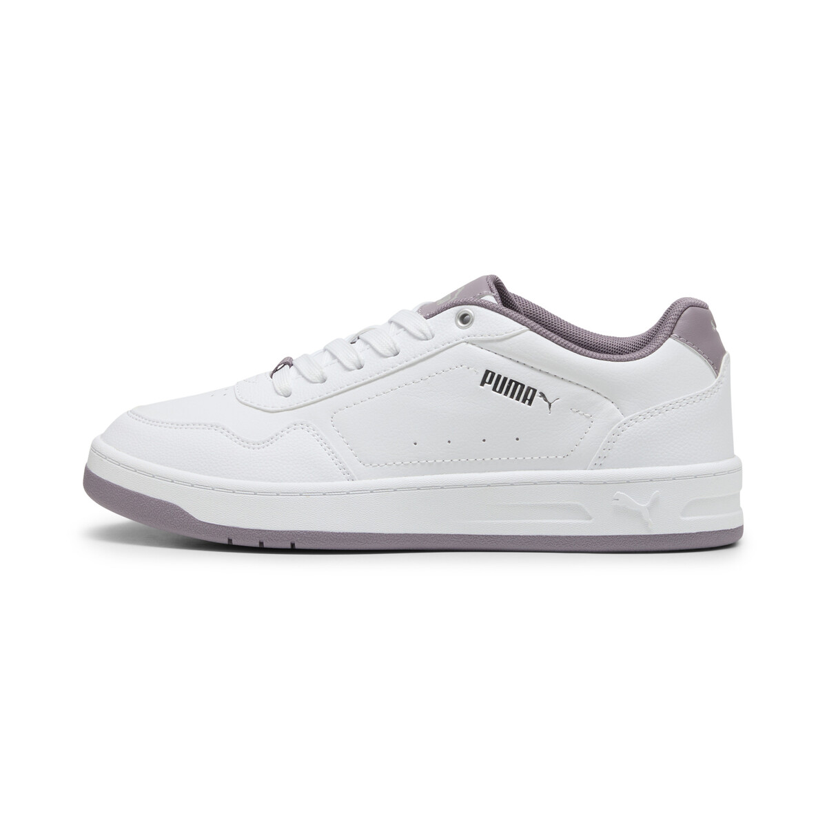 Court Classic Sneakers Women in White/Plum Jam Silver by PUMA, UK 6.5