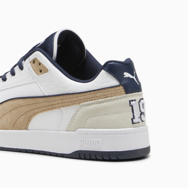 RBD Game Low Retro Club Unisex Sneakers, PUMA White-Club Navy-Prairie Tan, large-ZAF