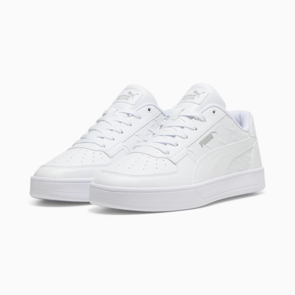 Puma Caven 2.0 Superlogo Unisex Sneakers, PUMA White-Smokey Gray-PUMA Black, large-ZAF