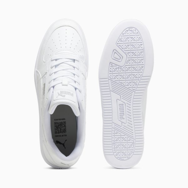 Puma Caven 2.0 Superlogo Unisex Sneakers, PUMA White-Smokey Gray-PUMA Black, large-ZAF