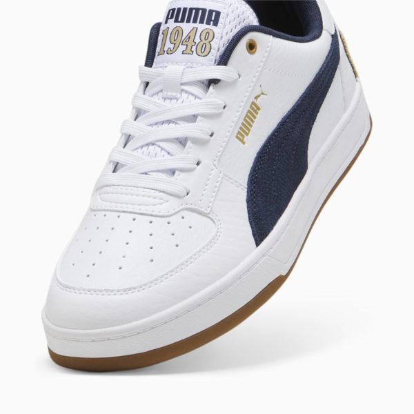 Puma Caven 2.0 Retro Club Unisex Sneakers, PUMA White-Club Navy-Prairie Tan, large-ZAF
