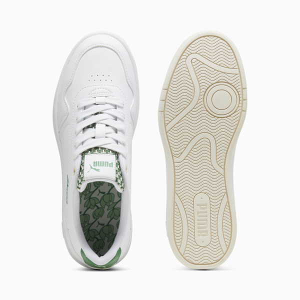 Court Classy Blossom, PUMA White-Archive Green, large-ZAF